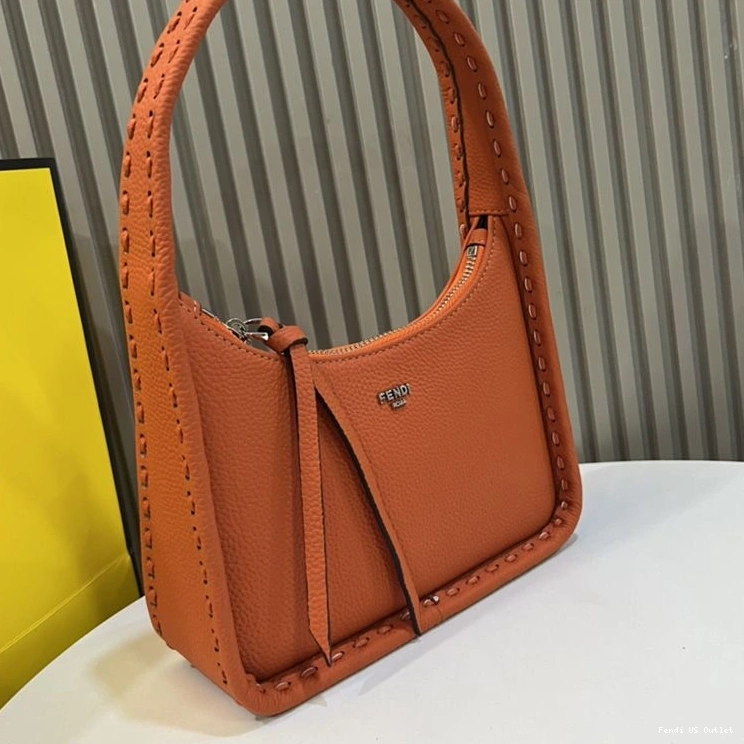 HOT Bag Leather Orange Fendessence Cuoio Mini Romano Fendi In 0714